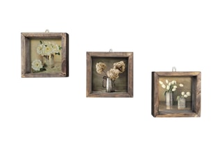 3 quadros de pinho UKZM021