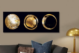 Pintura decorativa em tela Lysiane2 - 30 x 80 cm