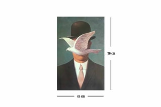 Quadro "L'Homme au chapeau melon" René Magritte