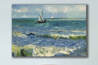 Tableau "Paysage marin aux Saintes-Maries" - 70 x 100 cm