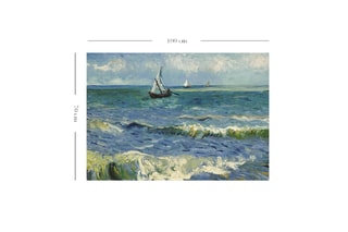 Tableau "Paysage marin aux Saintes-Maries" - 70 x 100 cm