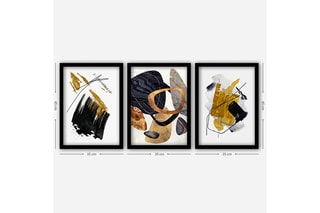 3 quadros 35 x 45 cm