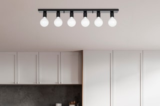 Candeeiro de teto Mirro - Preto - 40 W
