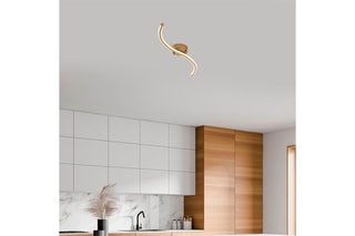 Candeeiro de teto Yilan Dourado -