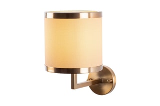Aplique de parede Way Branco e dourado