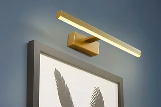 Aplique de parede LED - Dourado