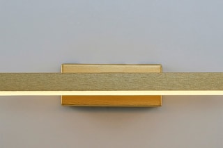 Aplique de parede LED - Dourado