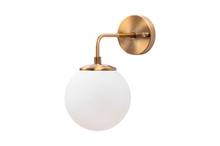 Aplique de parede Viran - Dourado e branco - 40 W