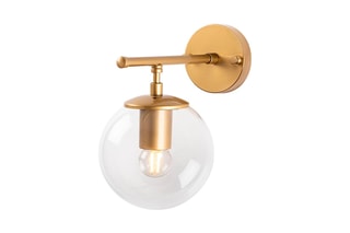 Aplique de parede Roe 10720 - 
Dourado - 40 W