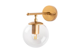 Aplique de parede Roe 10720 - 
Dourado - 40 W