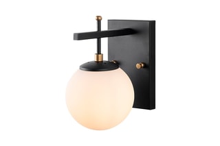 Aplique de parede Zahar - Preto - 40 W