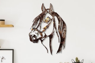 Decoração de parede - 38 x 53 x 0,15 cm - Castanho -­
