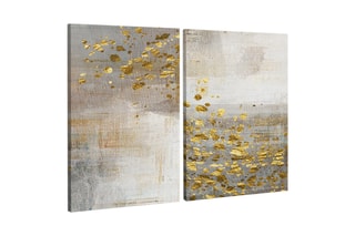 2 quadros em madeira - 50 x 70 cm