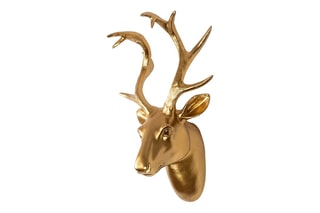 Decoração de parede - 26 x 38 cm - Dourado