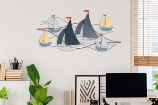 Décoration murale - Multicolore - 123 x 60 cm