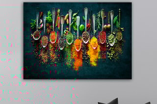 Pintura decorativa em tela Evelyn -  50 x 70 cm