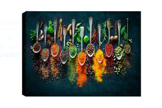 Pintura decorativa em tela Evelyn -  50 x 70 cm