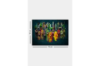 Pintura decorativa em tela Evelyn -  50 x 70 cm