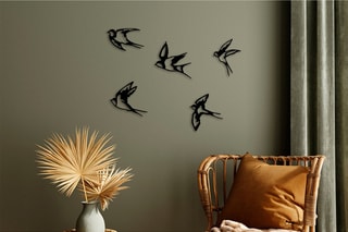 Decoração de parede Preto