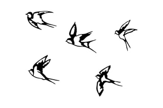 Decoração de parede Preto