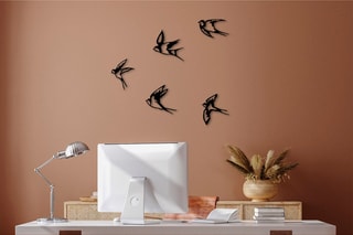 Decoração de parede Preto