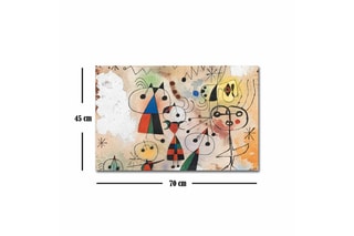 Quadro "Le Carnaval d'Arlequin" Joan Miro Torso
