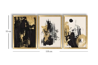 3 quadros 38 x 53 cm