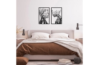 Decoração de parede Lutuf Preto