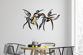 Décoration murale Dance M - Noir - 97 x 56,5 cm
