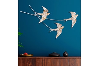 Decoração de parede Wallow Branco