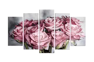 5 pinturas decorativas em MDF Napoléon - 105 x 70 cm