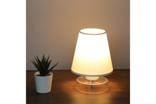 Candeeiro de cabeceira LED Creme