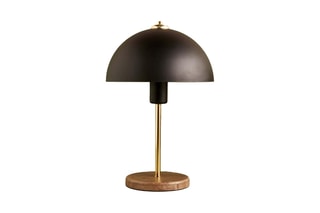 Candeeiro de mesa - Preto e dourado