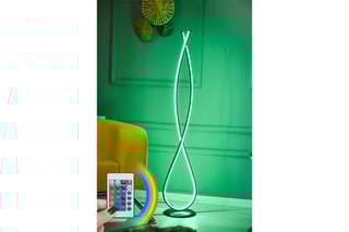 Lampe LED à poser Infinity Black 
Blanc et noir - 10 W
