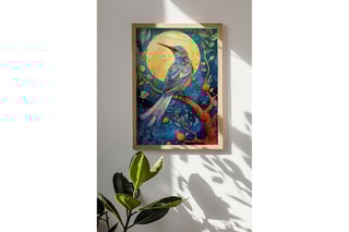 Quadro em madeira - 33 x 48 cm