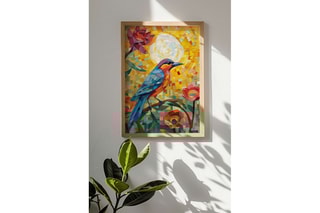Quadro em madeira - 33 x 48 cm