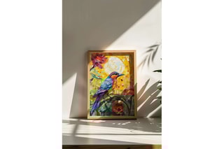 Quadro em madeira - 33 x 48 cm