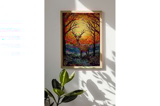 Quadro em madeira - 33 x 48 cm