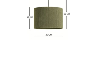 Candeeiro suspenso - Verde - 40 W