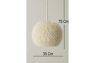 Candeeiro suspenso - Branco - 40 W