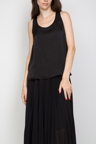 Camisola de alças - Preto
