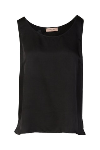 Camisola de alças - Preto