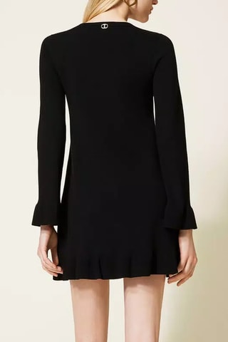 Vestido estilo patinadora - Preto
