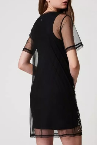 Vestido direito - Preto