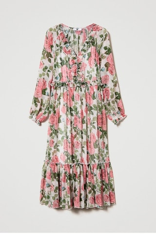 Vestido midi - Rosa