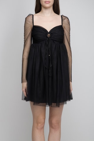 Vestido estilo patinadora - Preto