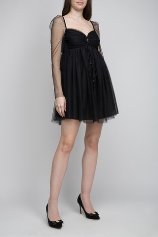 Vestido estilo patinadora - Preto