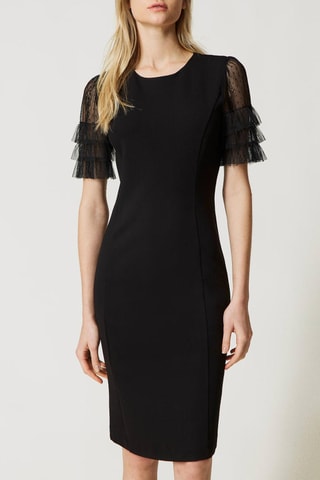 Vestido justo - Preto