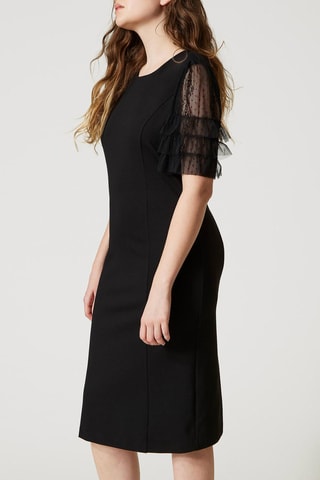 Vestido justo - Preto