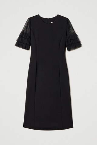 Vestido justo - Preto